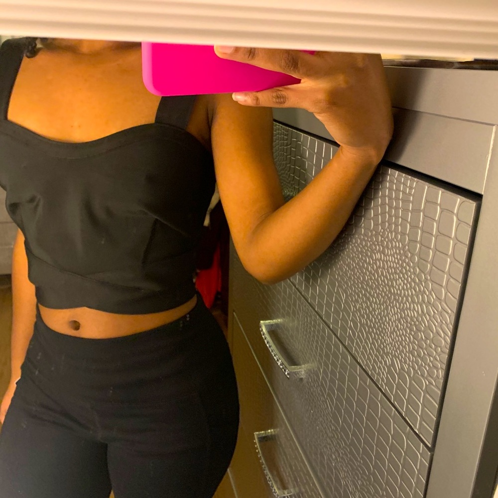 Black Crop Top